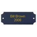 Laser Engraved Die Cut Plaque & Trophy Plate (2-1/2"x1")